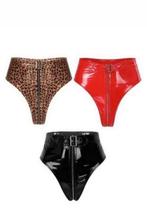 Hoge lakslip met ceintuur, tm 4XL, Verzenden, Slip