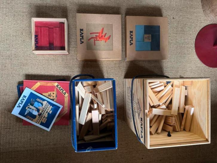 Complete Kapla Set - 320 blokjes, Kinderen en Baby's, Speelgoed | Bouwstenen, Gebruikt, Overige merken, Ophalen of Verzenden