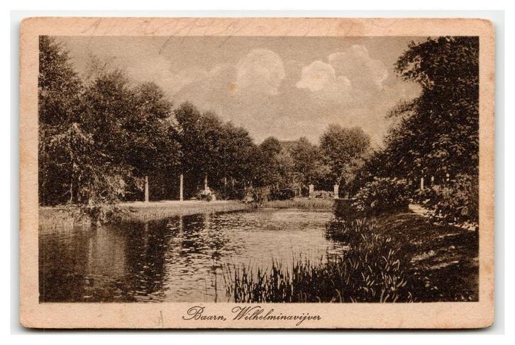 Baarn, Wilhelminavijver, Verzamelen, Ansichtkaarten | Nederland, Ongelopen, Utrecht, Voor 1920, Verzenden