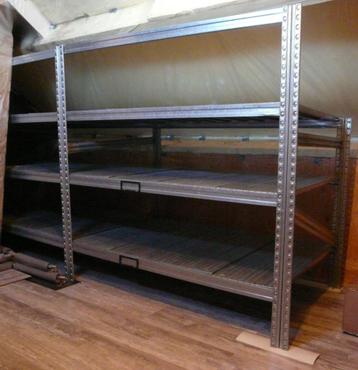Metalsistem stellingkast magazijnstelling legbordstelling beschikbaar voor biedingen