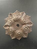 Antieke gietijzeren rozet, Antiek en Kunst, Ophalen of Verzenden