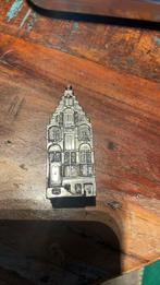 een tin miniatuur van een grachtenpand in Amsterdam, Ophalen of Verzenden
