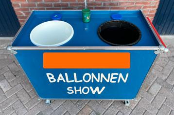 Flightcase ballonnenartiest met ingebouwde ballonnenpomp beschikbaar voor biedingen