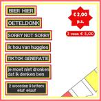 Tekstemblemen Oeteldonk, Oeteldonk, Carnaval, Verzenden, Nieuw