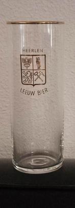Vintage Leeuw Bier glas uit Heerlen, Verzamelen, Biermerken, Ophalen of Verzenden, Gebruikt, Glas of Glazen, Leeuw