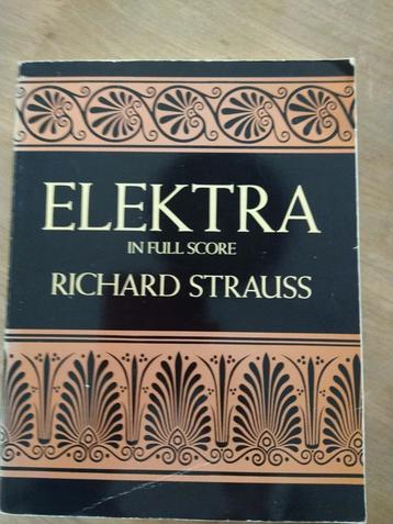 ELEKTRA in full score Richard Strauss 