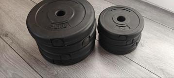 Halterschijven set nieuw: 4x 2,5kg & 4x 1kg beschikbaar voor biedingen