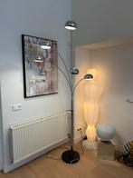 Booglamp met Marmeren Voet, Huis en Inrichting, Lampen | Vloerlampen, Ophalen, Gebruikt, Vintage, Metaal