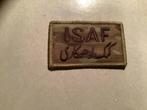 Badge van ISAF met velro, Verzamelen, Militaria | Algemeen, Embleem of Badge, Nederland, Landmacht, Verzenden