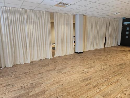 8 x 150cm gaasdoek gordijnen off-white, Huis en Inrichting, Stoffering | Gordijnen en Lamellen, Nieuw, 200 cm of meer, 100 tot 150 cm