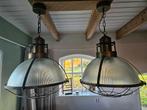 Industriële lampen twee stuks, Huis en Inrichting, Lampen | Hanglampen, Ophalen, Zo goed als nieuw, Minder dan 50 cm