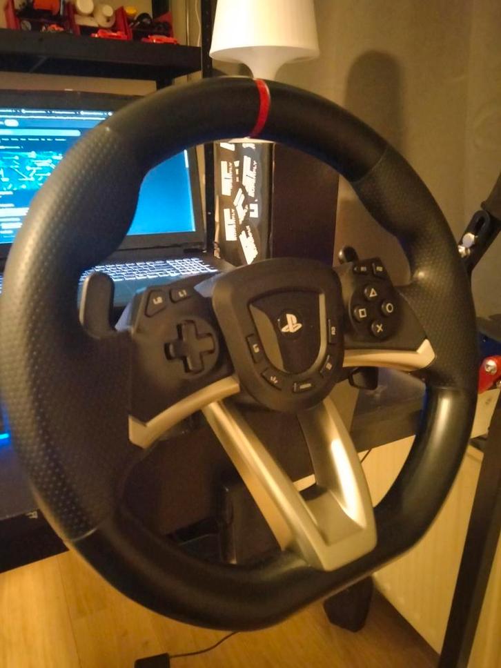 Hori Racing Wheel + HandBrake - Perfect voor Sim Racen!, Spelcomputers en Games, Spelcomputers | Overige Accessoires, Gebruikt