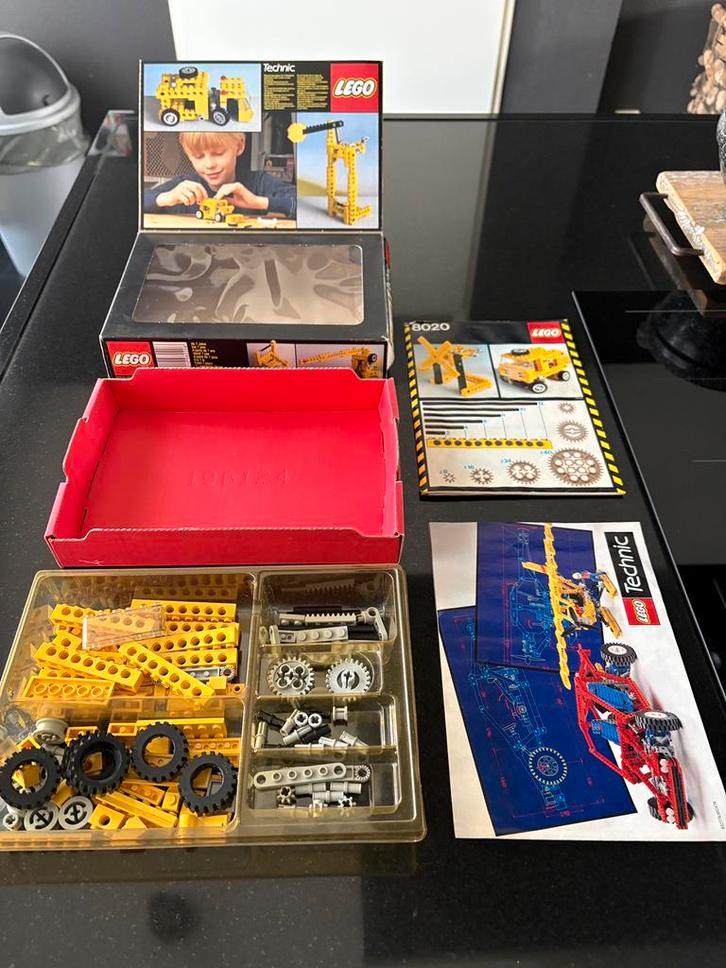 Lego vintage technic set - building set nr 8020-1 in ovp!!, Kinderen en Baby's, Speelgoed | Duplo en Lego, Zo goed als nieuw, Lego
