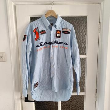 McGregor Spyker Formule 1 overhemd - Maat L Blauw beschikbaar voor biedingen