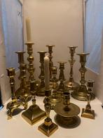 Antieke Koperen Kandelaars, Antiek en Kunst, Antiek | Kandelaars, Ophalen of Verzenden, Koper of Brons