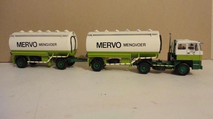 GEZOCHT MERVO DAF MINIATUREN, Hobby en Vrije tijd, Modelauto's | 1:50, Zo goed als nieuw, Bus of Vrachtwagen, Overige merken, Ophalen
