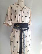 obi belt wikkelriem gemaakt van stropdassen dries van noten, Zwart, Tailleriem, Ophalen of Verzenden, Zo goed als nieuw