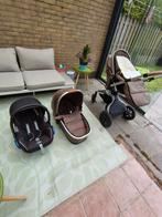 Bruine Qute kinderwagen 3 in 1, Ophalen of Verzenden, Zo goed als nieuw, Maxi-Cosi