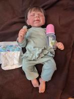 Reborn baby 50 cm, Ophalen of Verzenden, Zo goed als nieuw, Babypop, Levensecht of Reborn