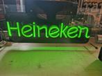Heineken Neon lichtreclame, Verzamelen, Merken en Reclamevoorwerpen, Ophalen of Verzenden, Zo goed als nieuw, Lichtbak of (neon) lamp