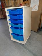 Schilte ladekast op wielen - kast 504, Huis en Inrichting, Ophalen, Minder dan 50 cm, Gebruikt, 5 laden of meer