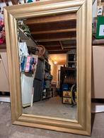 Grote spiegel hout goud, Huis en Inrichting, Woonaccessoires | Spiegels, Ophalen, Gebruikt, Rechthoekig, 100 tot 150 cm