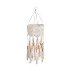Macramé lamp, Huis en Inrichting, Lampen | Hanglampen, Ophalen of Verzenden, Zo goed als nieuw, Overige materialen, 50 tot 75 cm