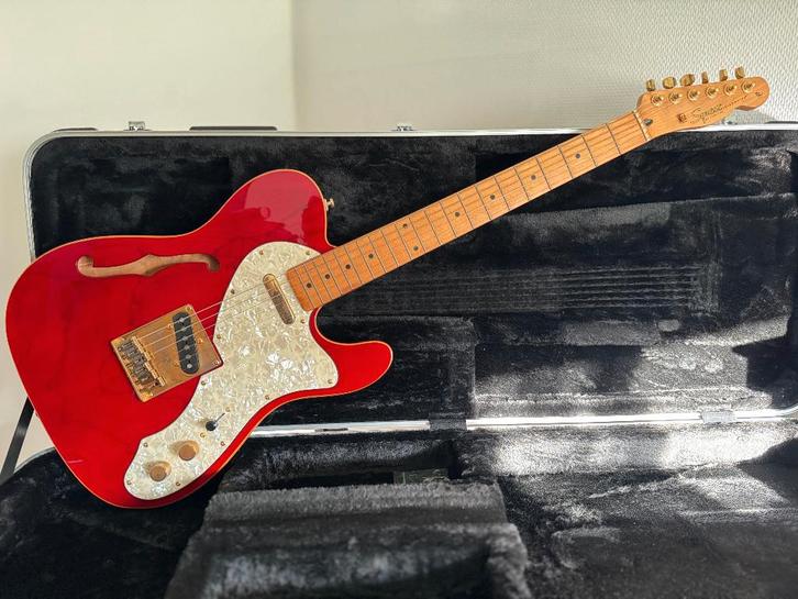 Squier Thinline Telecaster Made in Korea - Pro Tone 1998., Muziek en Instrumenten, Snaarinstrumenten | Gitaren | Elektrisch, Gebruikt