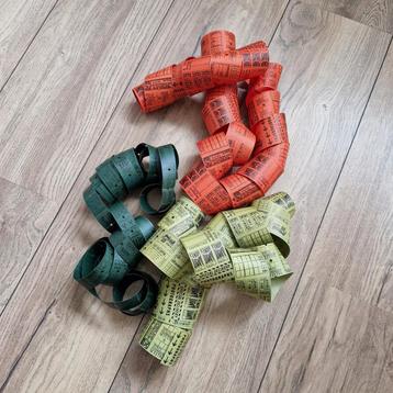 Vintage style tickets set 2, circa 13.5 meter beschikbaar voor biedingen