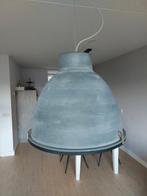 Industriële hanglamp, Huis en Inrichting, Lampen | Hanglampen, Ophalen, Zo goed als nieuw, Glas, Minder dan 50 cm