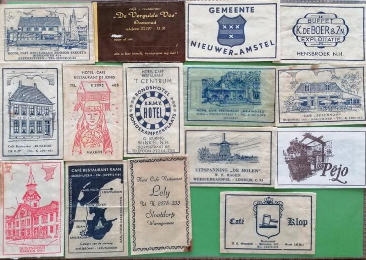 Noord-Holland Noord Holland Dorpen 864, Verzamelen, Suikerzakjes, Verzenden