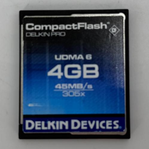 Delkin Pro CompactFlash UDMA 6 4GB 45mb/s 305x, Audio, Tv en Foto, Fotografie | Geheugenkaarten, Zo goed als nieuw