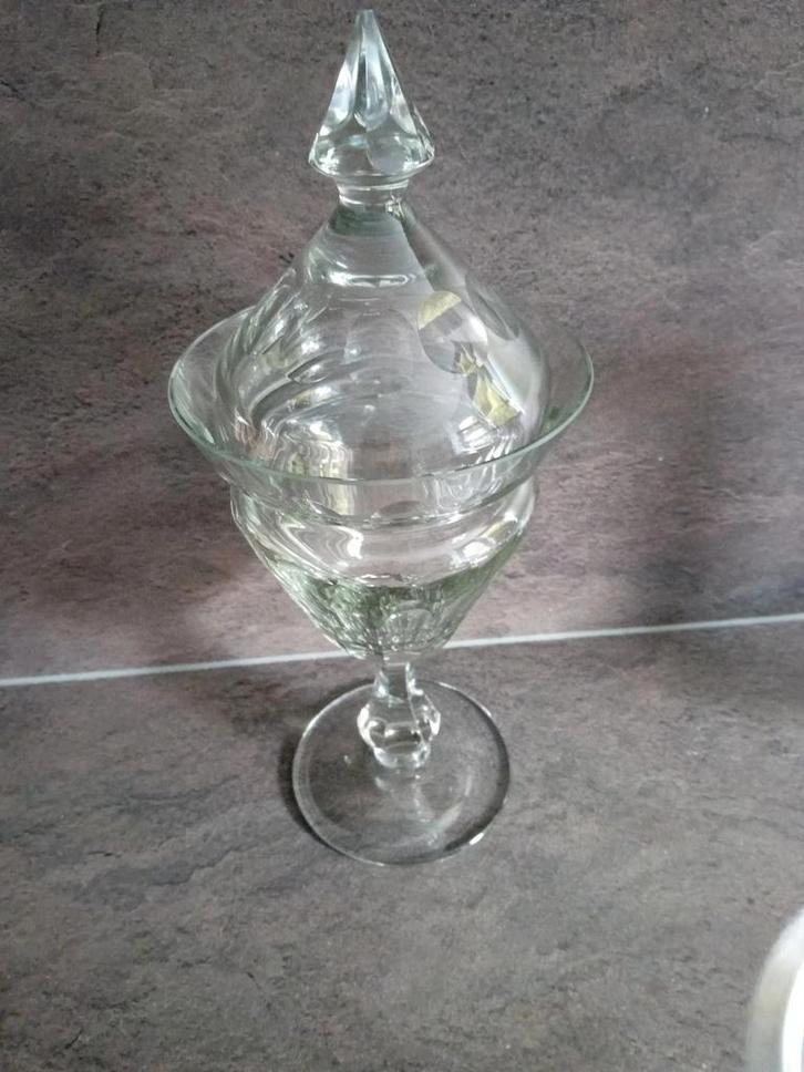 Vintage Gemberpot met Deksel, Antiek en Kunst, Antiek | Glas en Kristal, Ophalen of Verzenden