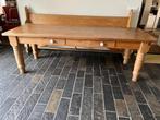 Lange keukentafel en bank, 245x87, Huis en Inrichting, Tafels | Eettafels, Ophalen, Gebruikt, 200 cm of meer, 50 tot 100 cm