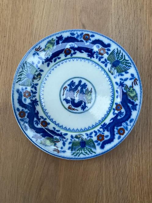 Antieke Minton bord – Chinese Dragon & Bird, Antiek en Kunst, Antiek | Wandborden en Tegels, Ophalen
