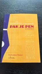 Pabo boek - Pak je pen en toetsenbord, Overige vakken, Ophalen of Verzenden, Zo goed als nieuw, Else Kooijman-Thomson