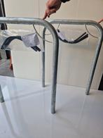 NIEUW 2x Gegalvaniseerd Hek Fiets doorrijblokkade, Doe-het-zelf en Verbouw, Metalen, Ophalen, Nieuw, IJzer