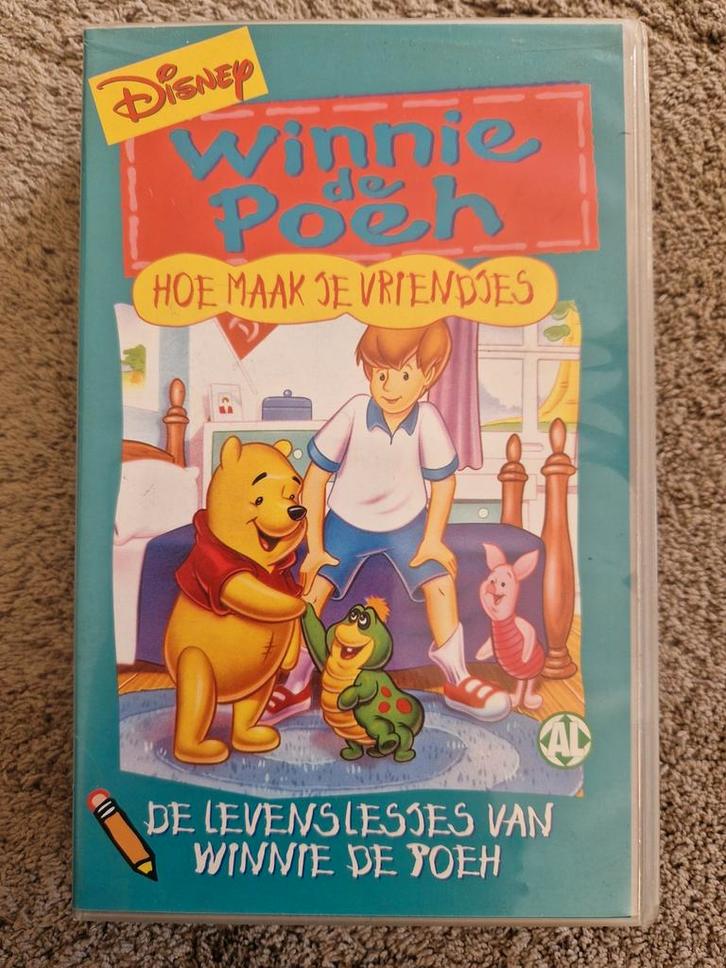 Winnie de Poeh VHS - Hoe Maak Je Vriendjes, Cd's en Dvd's, VHS | Kinderen en Jeugd, Nieuw in verpakking, Alle leeftijden, Ophalen of Verzenden