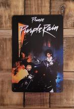 Prince Purple Rain reclamebord van metaal wandbord decoratie, Info@deconoord.nl, Deco Noord, Nieuw, Ophalen of Verzenden
