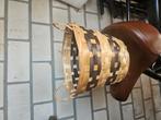 Kleine rietenmand, Huis en Inrichting, Woonaccessoires | Schalen en Manden, Ophalen, Zo goed als nieuw, Rond