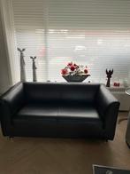 Stijlvolle leren bank, Huis en Inrichting, Banken | Bankstellen, Ophalen, 150 tot 200 cm, Tweepersoons, Zo goed als nieuw