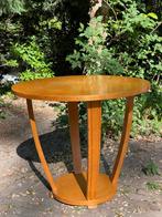Ronde houten bijzettafel, Huis en Inrichting, Tafels | Bijzettafels, Ophalen