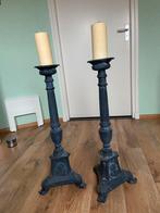 Kandelaars gietijzer, Antiek en Kunst, Antiek | Kandelaars, Ophalen, Overige materialen