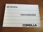 Instructieboek Toyota Corolla, Corolla 4WD 1987, Ophalen of Verzenden