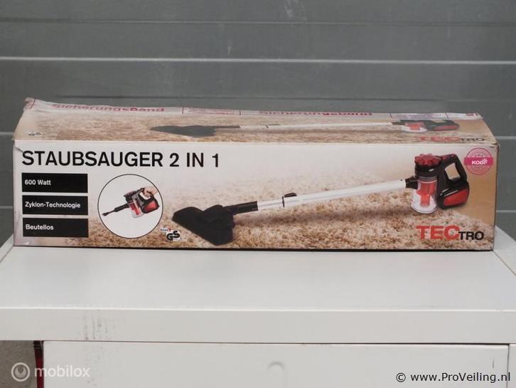 Online Veiling: Tectro steelstofzuiger, Witgoed en Apparatuur, Stofzuigers