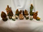 Vintage Kerststal figuren set, Antiek en Kunst, Antiek | Religie, Ophalen of Verzenden