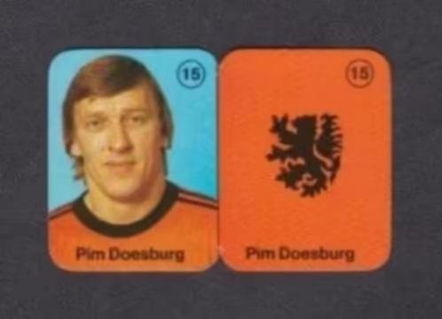 Voetbalplaatje Pim Doesburg Oranje Sparta Rotterdam PSV., Verzamelen, Overige Verzamelen, Zo goed als nieuw, Ophalen of Verzenden