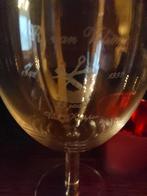 Glas ter gelegenheid van 35 jaar bestaan Kapper v Velsen, Ophalen of Verzenden, Zo goed als nieuw, Frisdrankglas