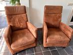 2 fauteuils alcantara, Ophalen, Gebruikt, 75 tot 100 cm, 50 tot 75 cm