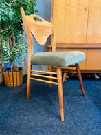 4x vintage stoelen retro Scandinavisch design chairs, Huis en Inrichting, Stoelen, Ophalen, Hout, Gebruikt, Mid-century zweeds design stoelen retro fifties sixties